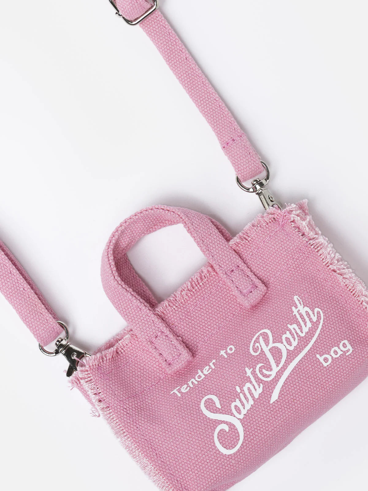 Pink Cotton Canvas Key Holder