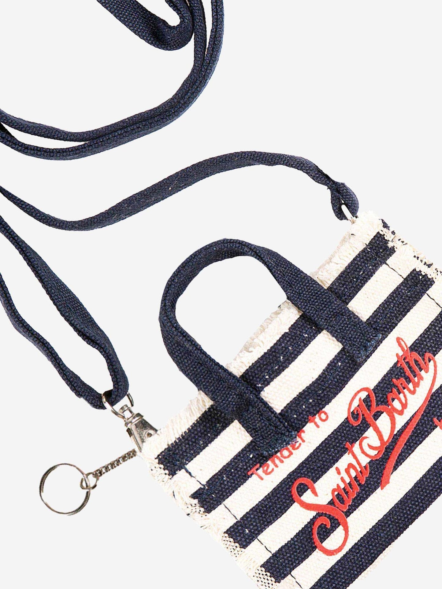 Navy Blue Canvas Key Holder