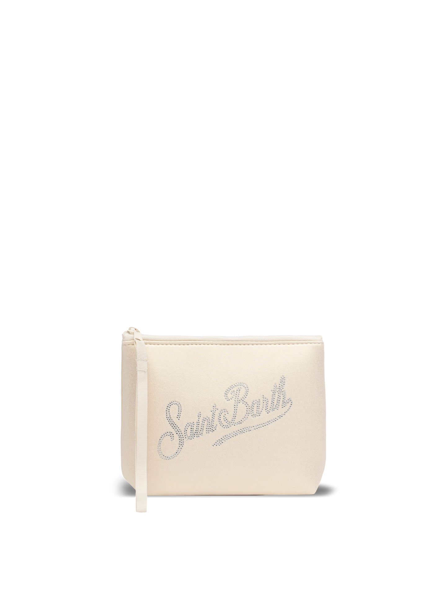 Aline Shine Beige Pochette With Rhinestones