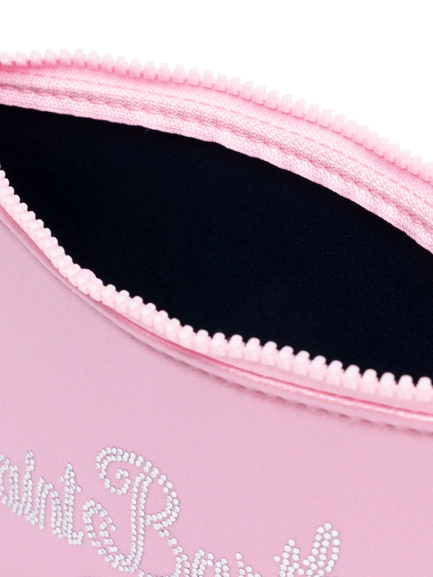 Aline Shine Pink Pochette With Rhinestones
