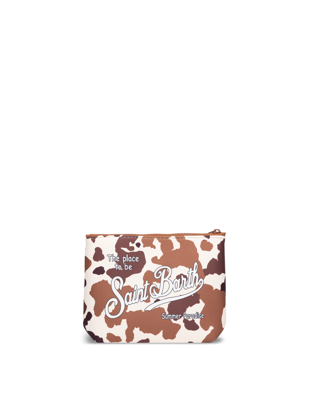 Aline Scuba Pochette With Cow Print