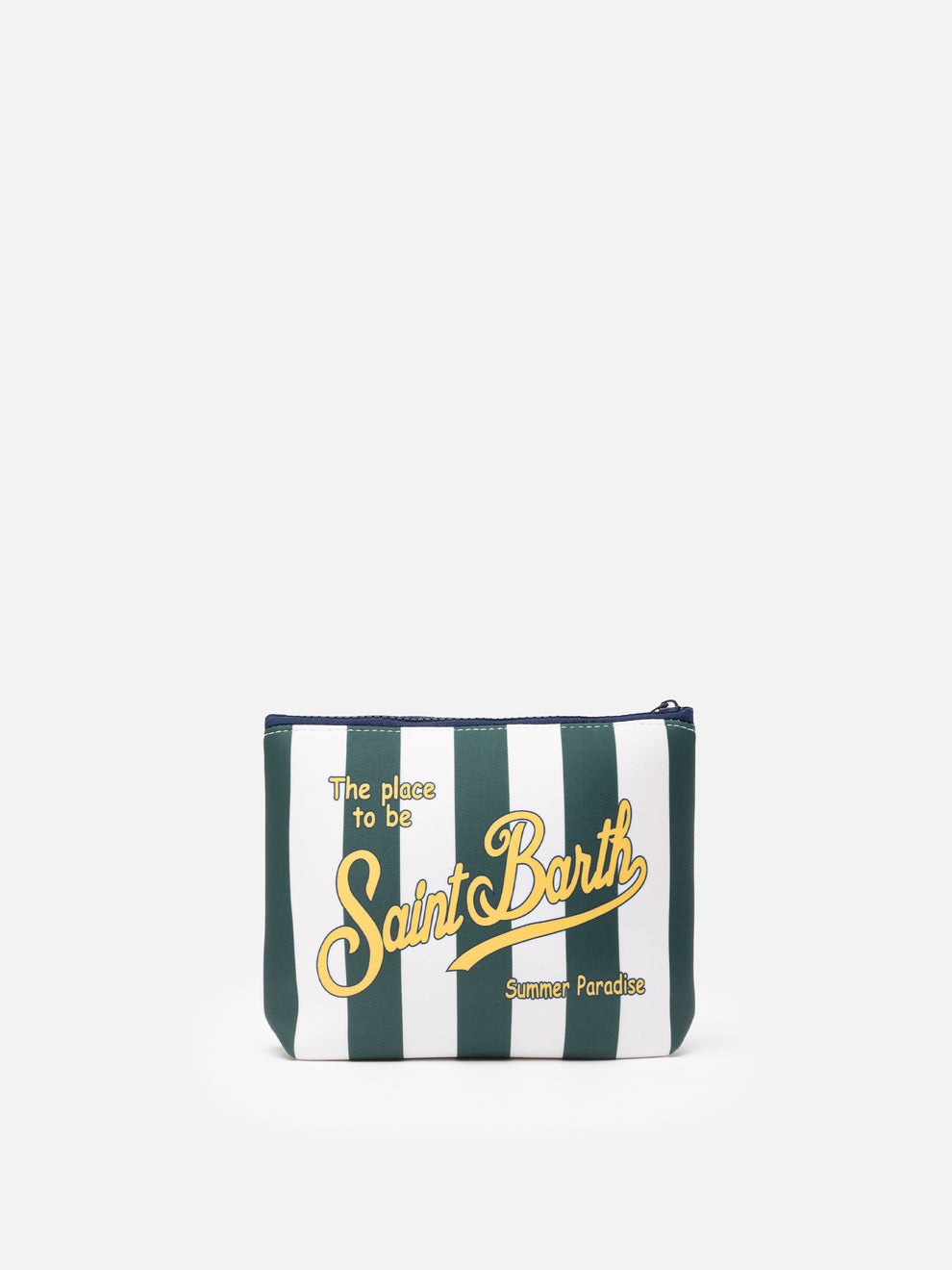 Aline Scuba Pochette With Striped Print