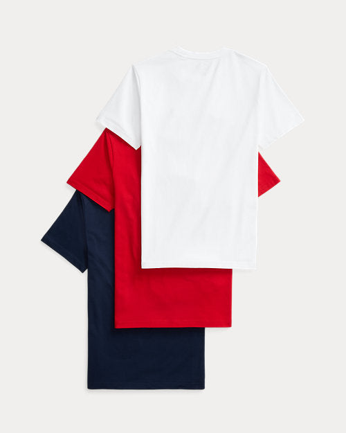Cotton Jersey Crewneck T-Shirt 3-Pack