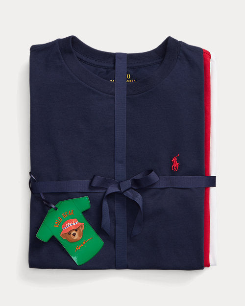 Cotton Jersey Crewneck T-Shirt 3-Pack