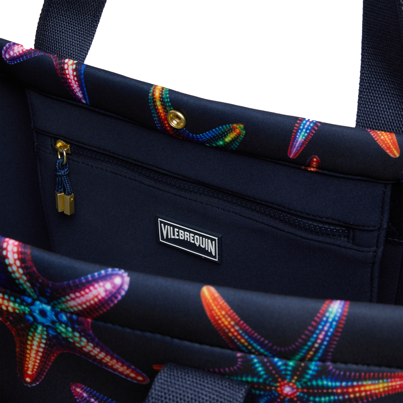 Unisex Neoprene Beach Bag Disco Stars