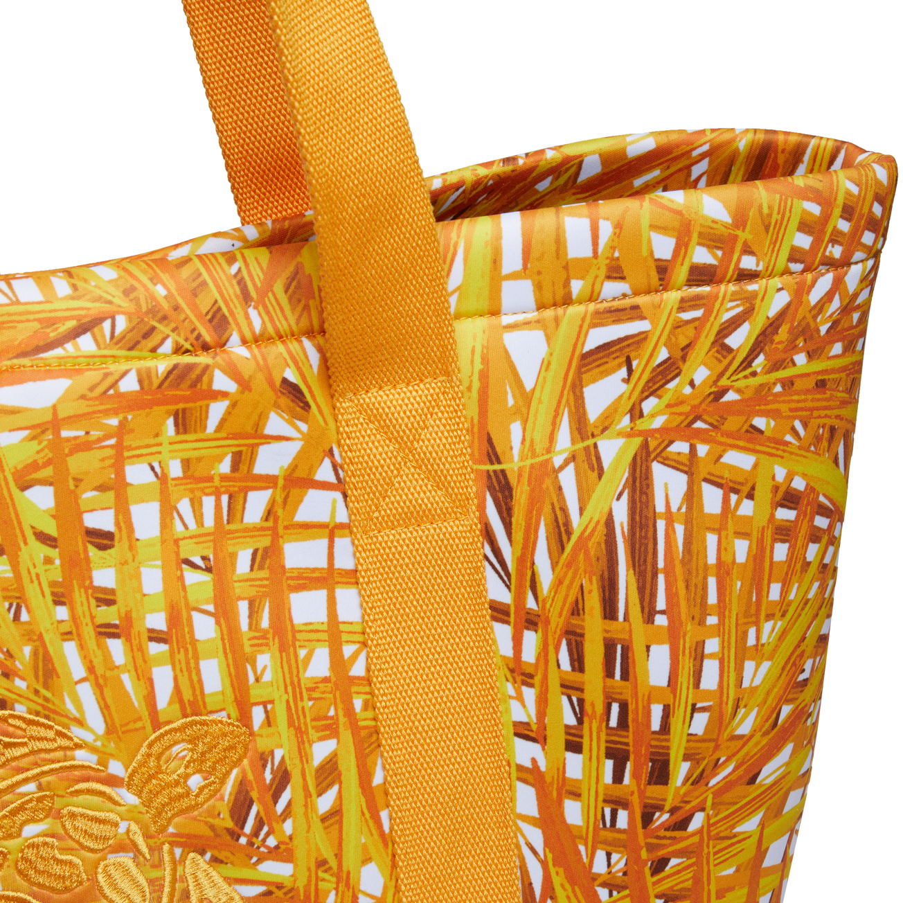 Neoprene Large Beach Bag Palm Leaves
