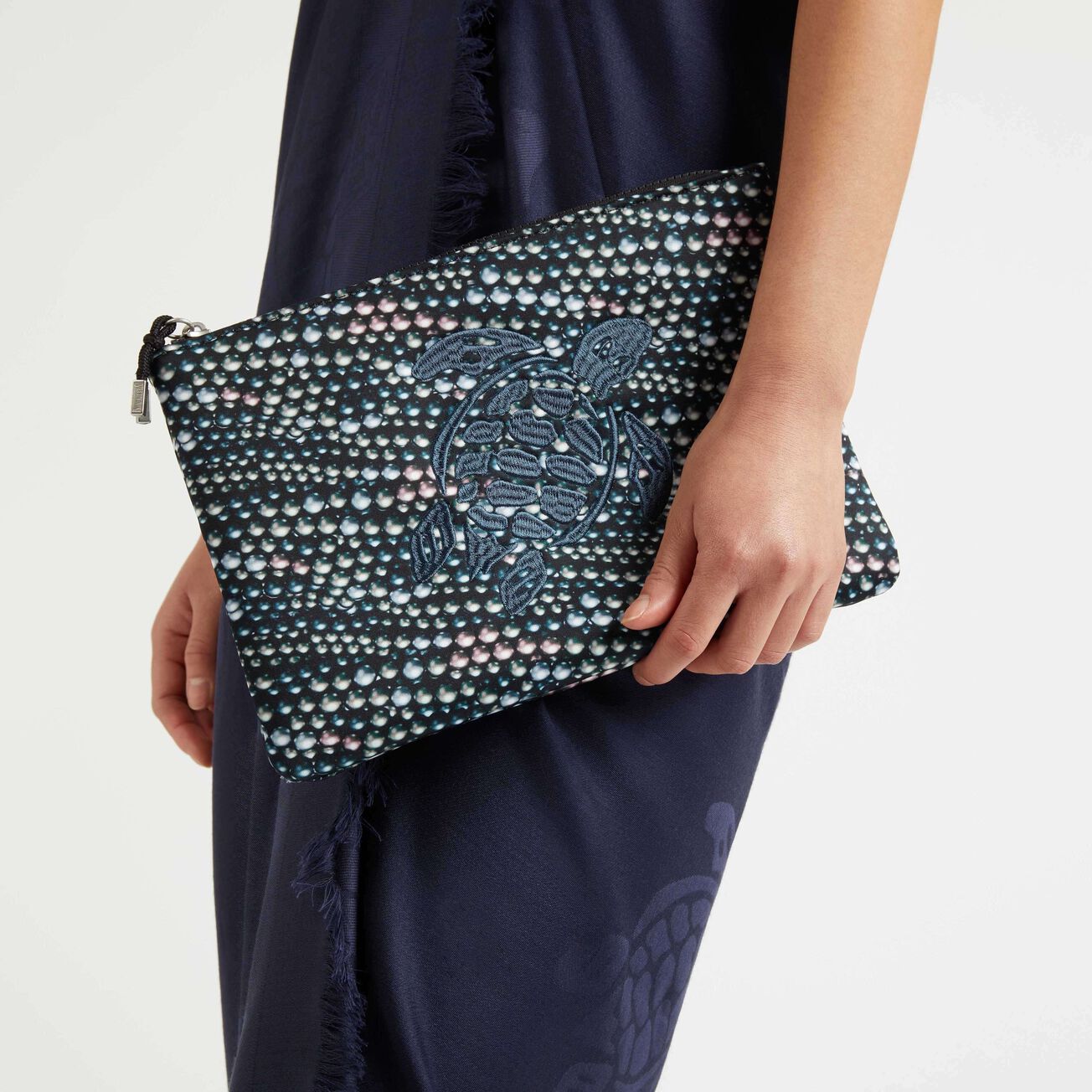 Neoprene Beach Pouch Pearl