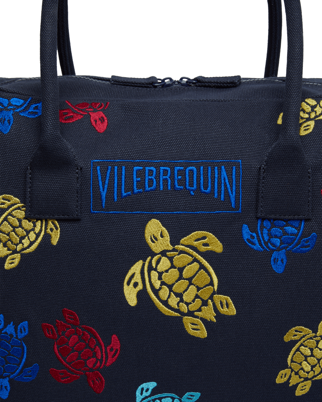 Bowling Canvas Bag Multicolor Turtle Dance