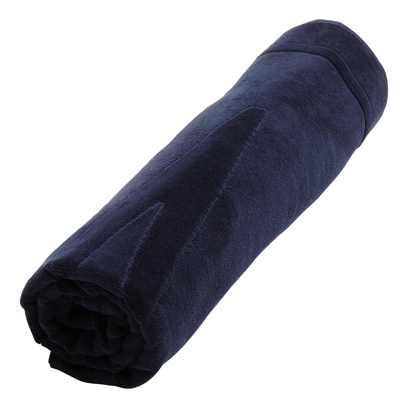 Solid Organic Cotton Beach Towel - Navy