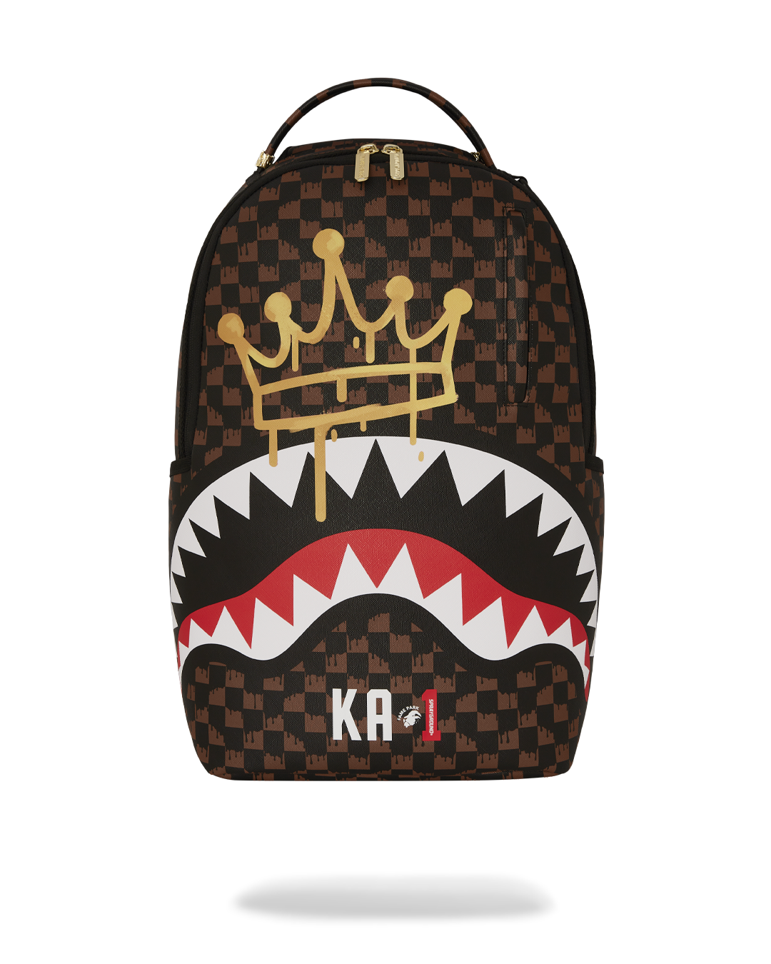 Drip Check Crown X KA1 Backpack Brown