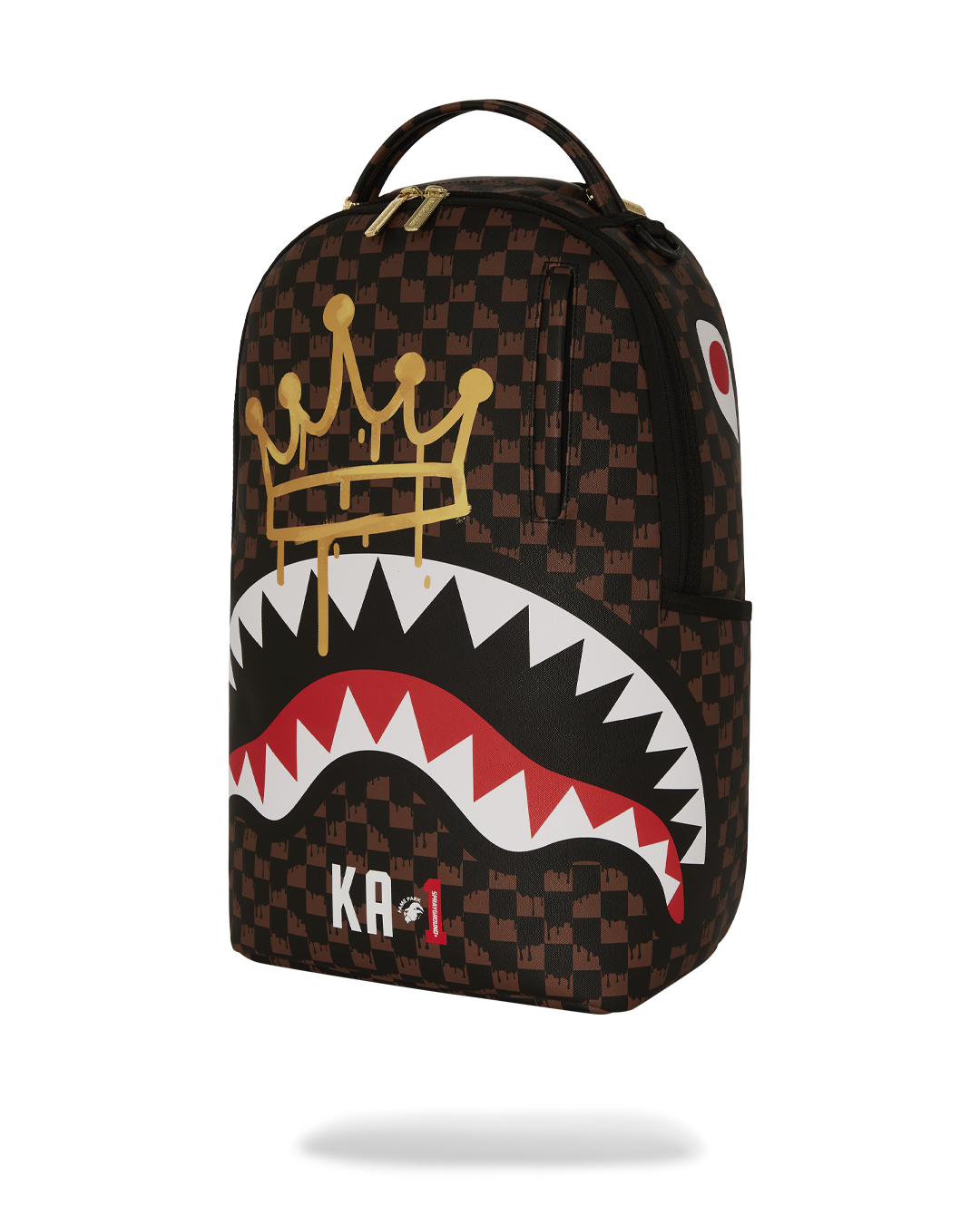 Drip Check Crown X KA1 Backpack Brown