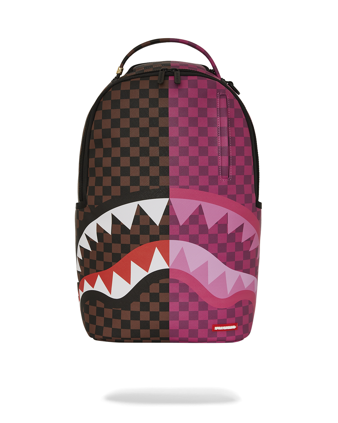 Split Sip Pink Check Dlxsv Backpack