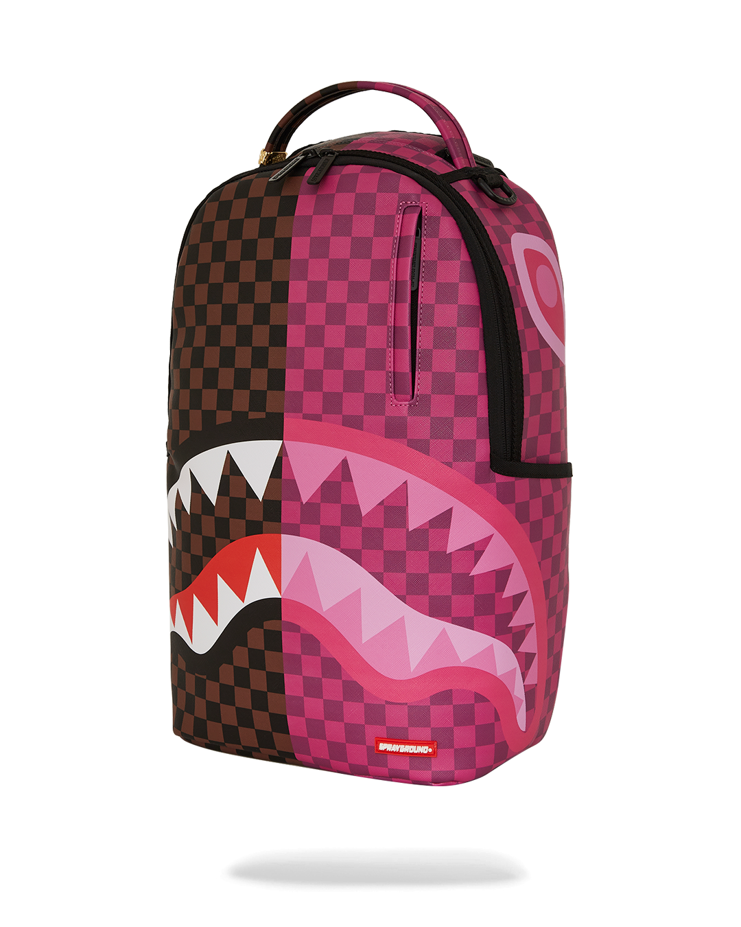Split Sip Pink Check Dlxsv Backpack