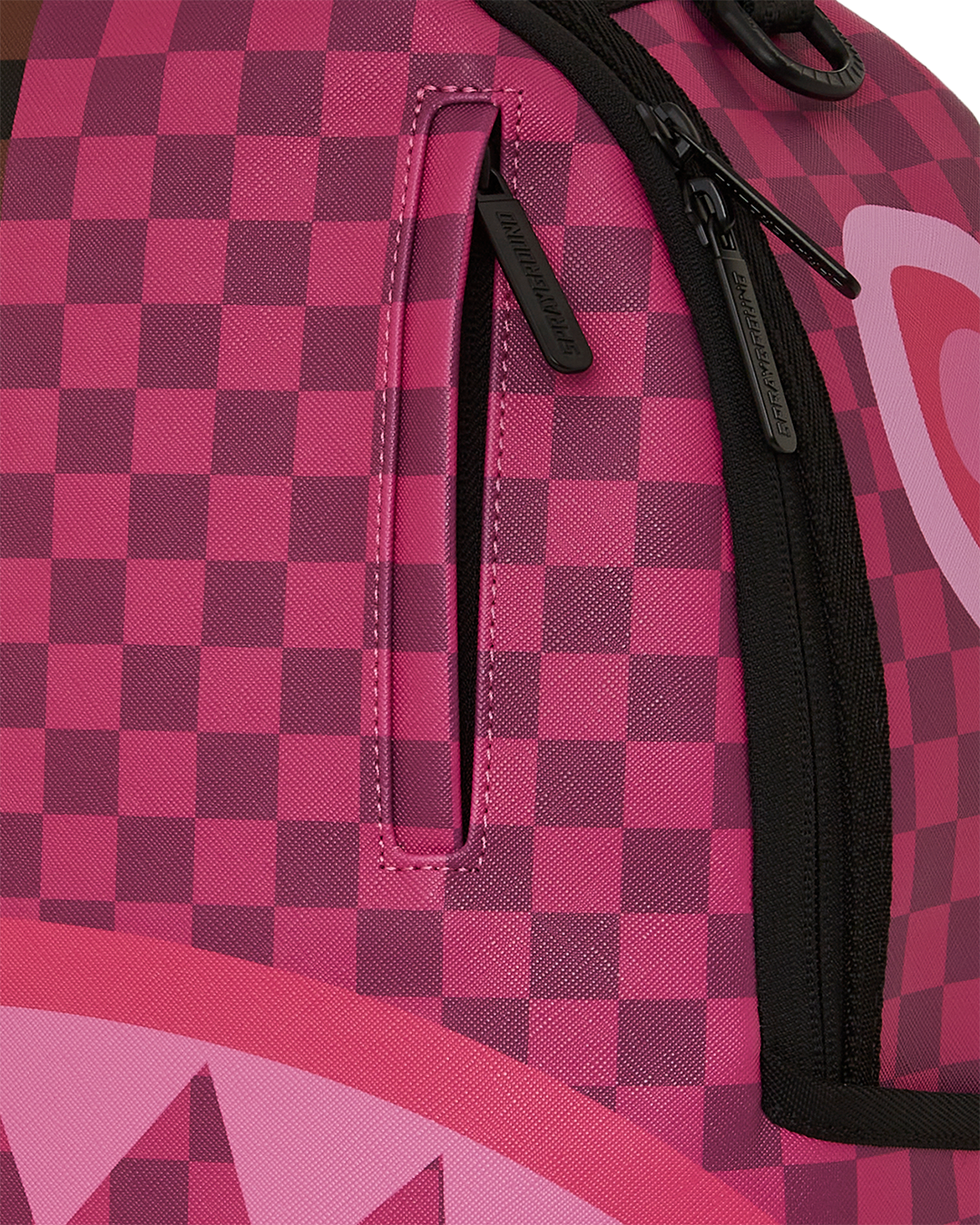 Split Sip Pink Check Dlxsv Backpack