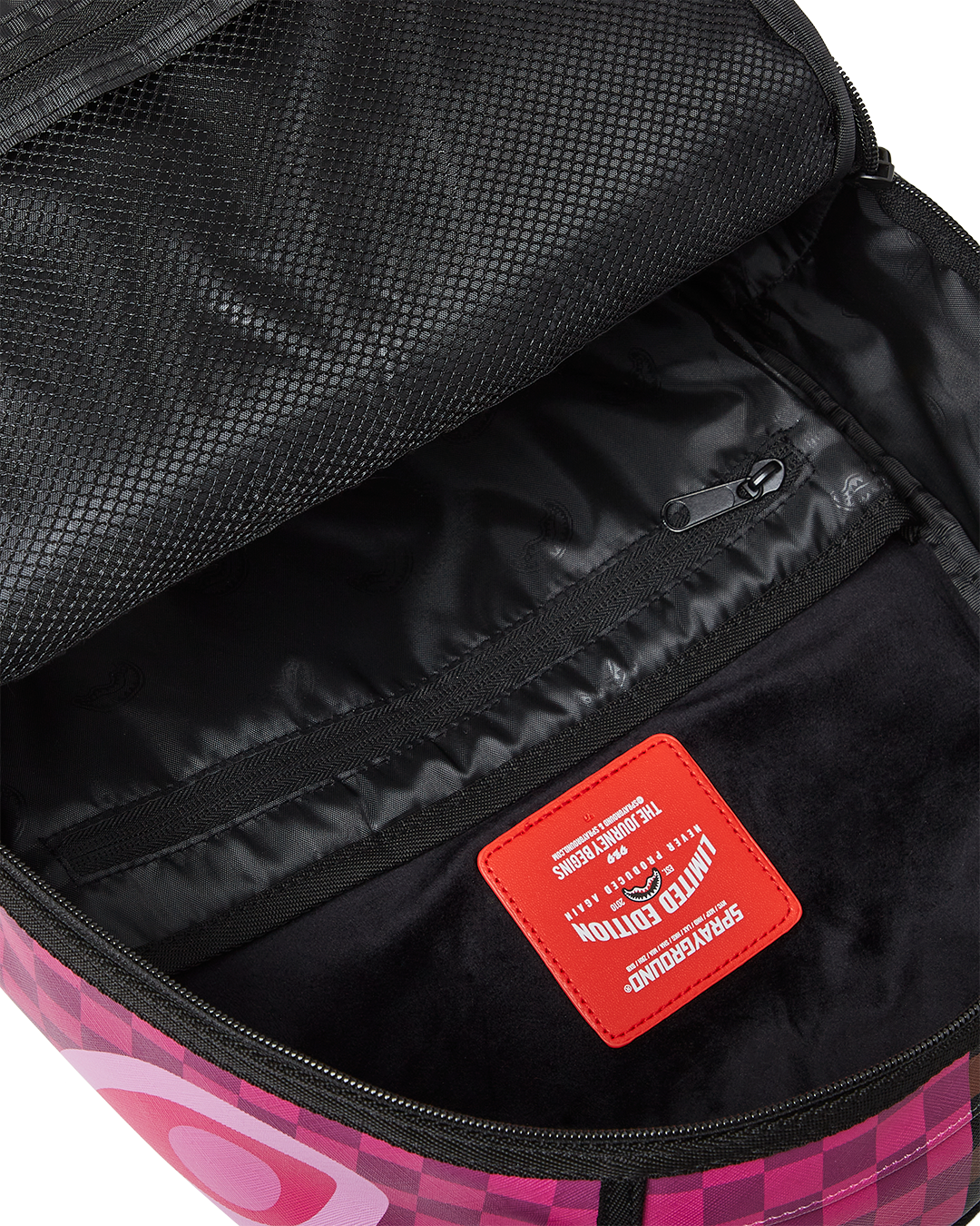 Split Sip Pink Check Dlxsv Backpack