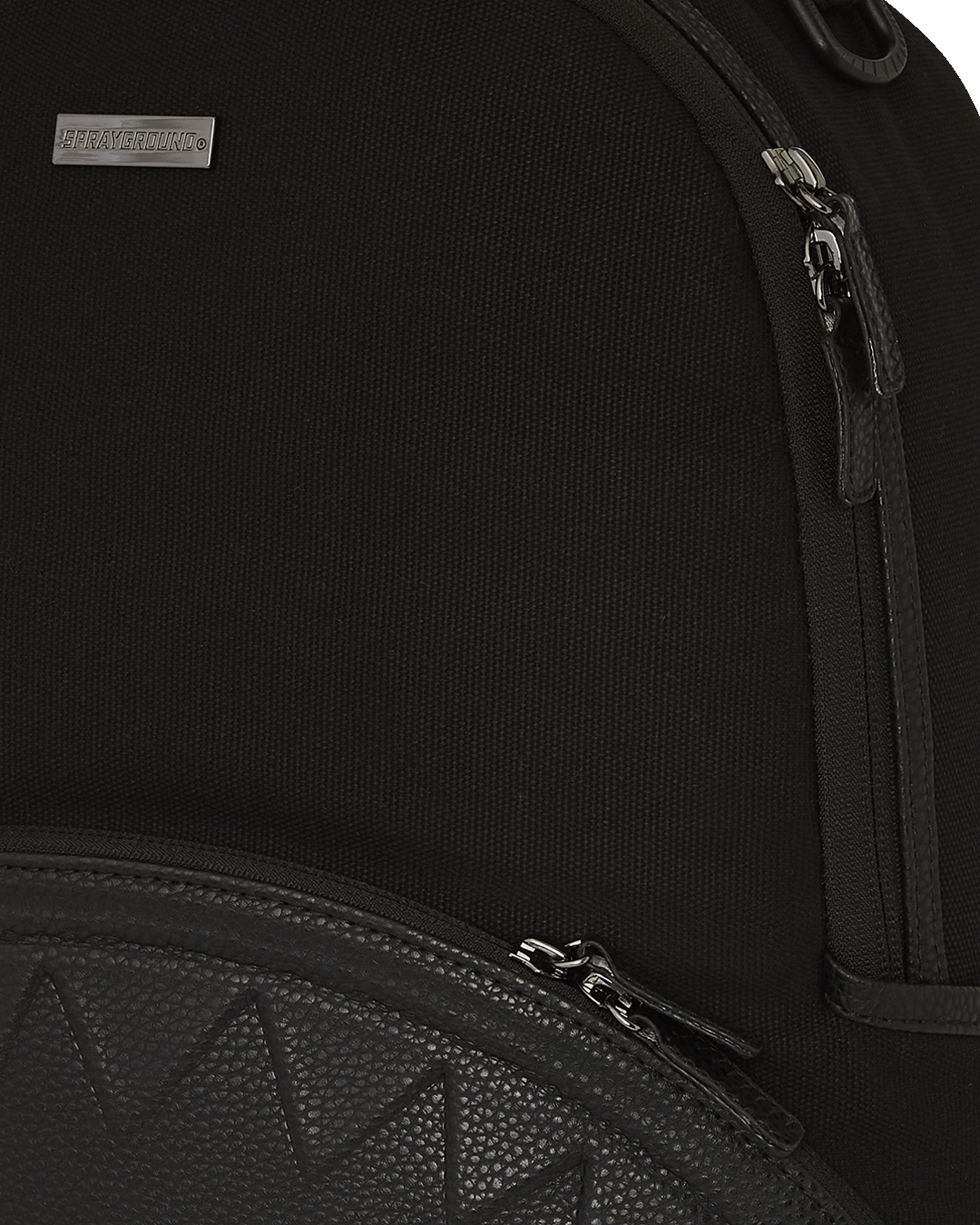 Shark Pocket Canavas Backpack