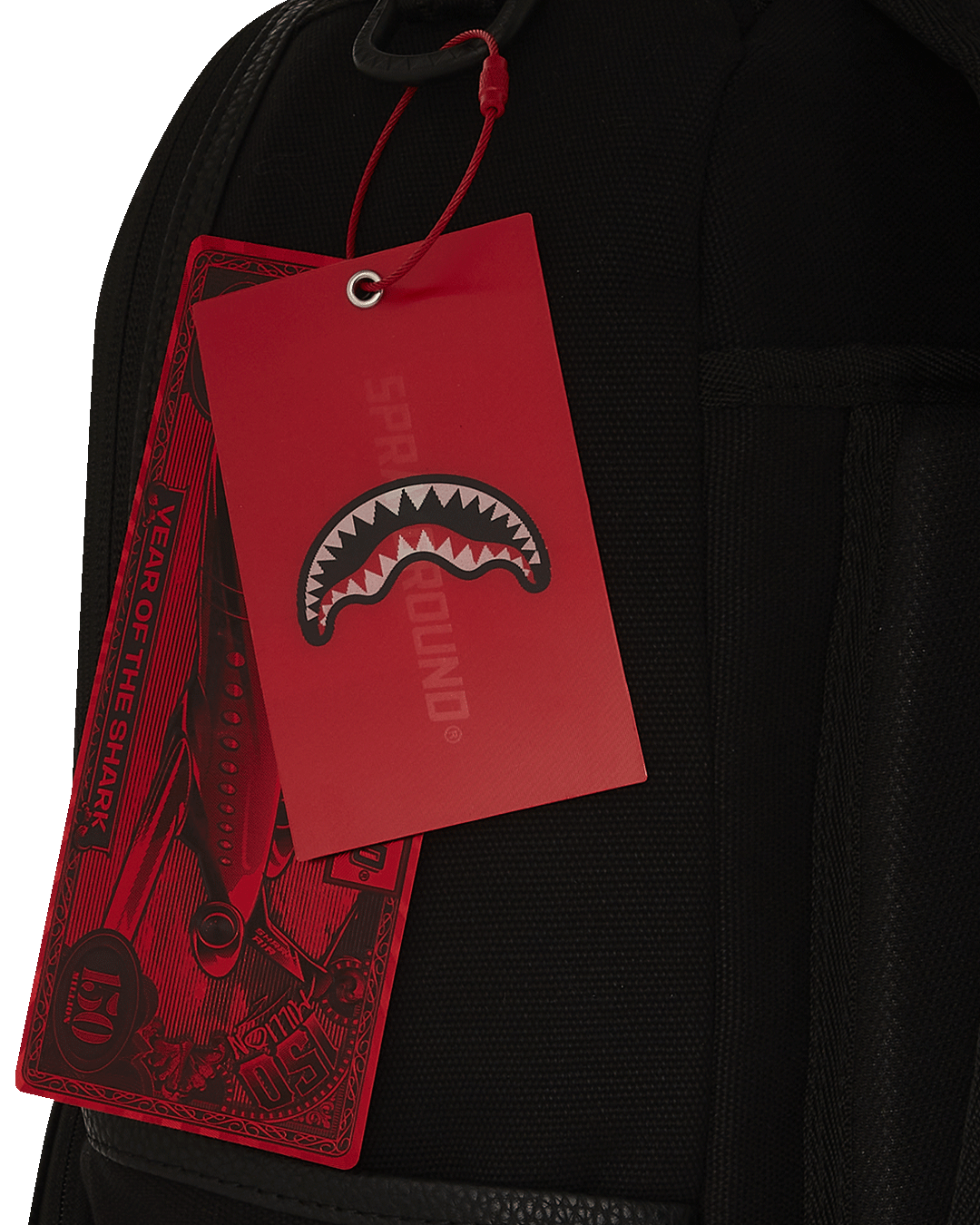Shark Pocket Canavas Backpack