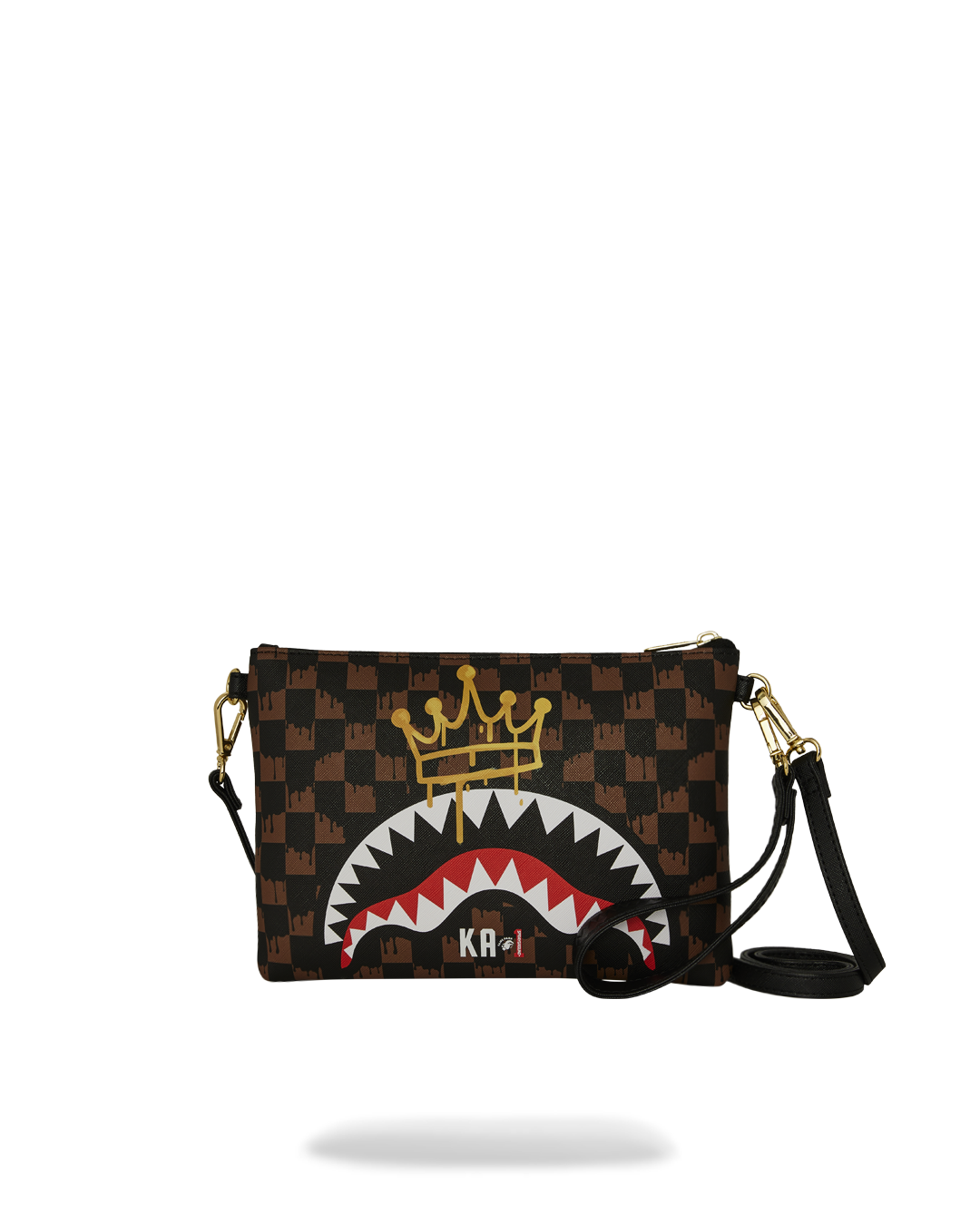 Drip Check Crown X KA1 Clutch Brown