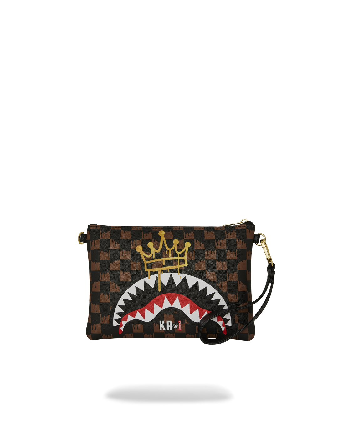 Drip Check Crown X KA1 Clutch Brown