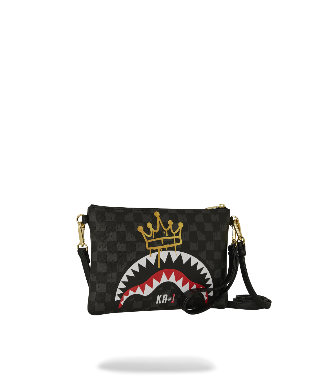Drip Check Crown X KA1 Clutch Black