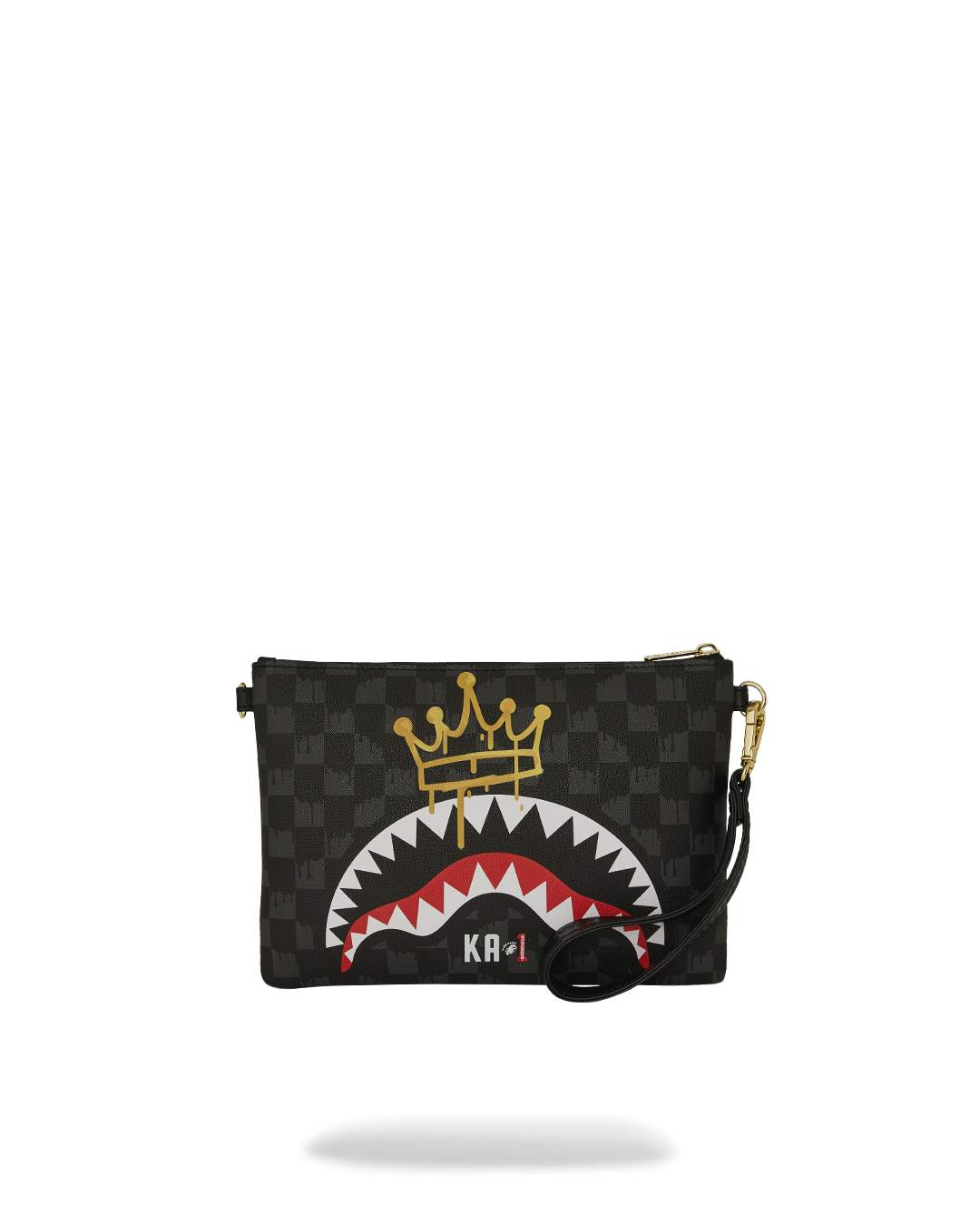 Drip Check Crown X KA1 Clutch Black