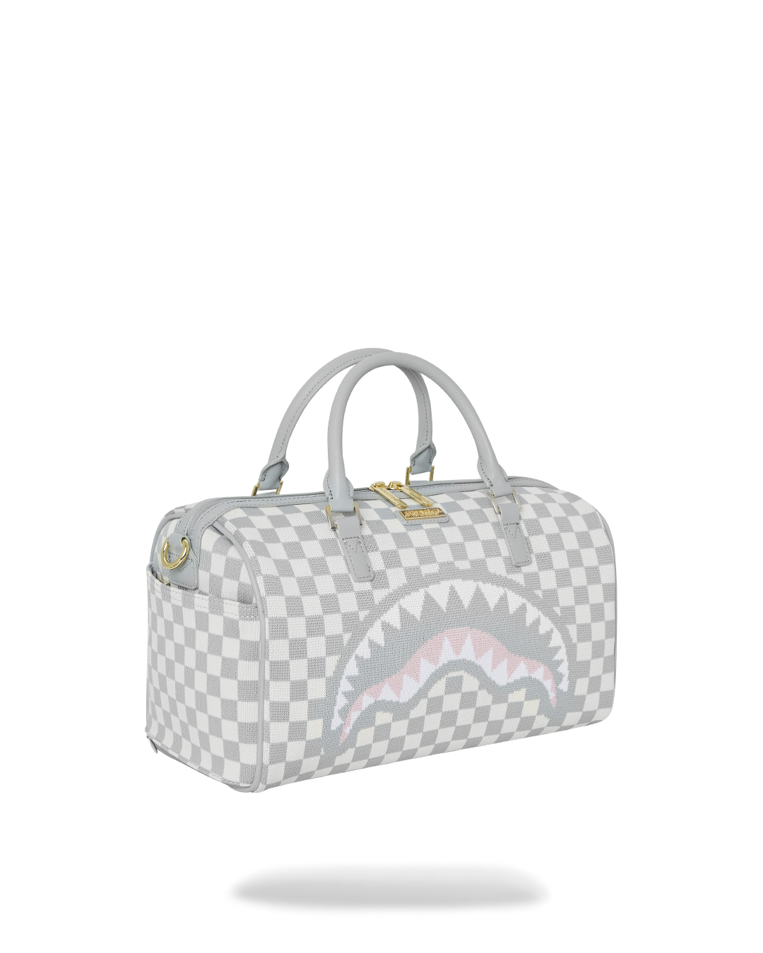 Knit Sharks In Paris In Cream Mini Duffle