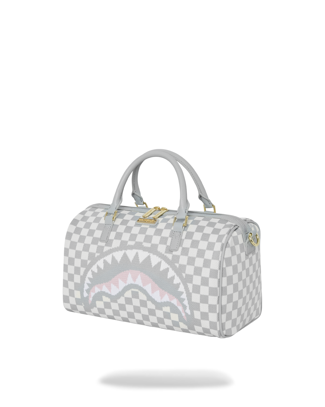Knit Sharks In Paris In Cream Mini Duffle