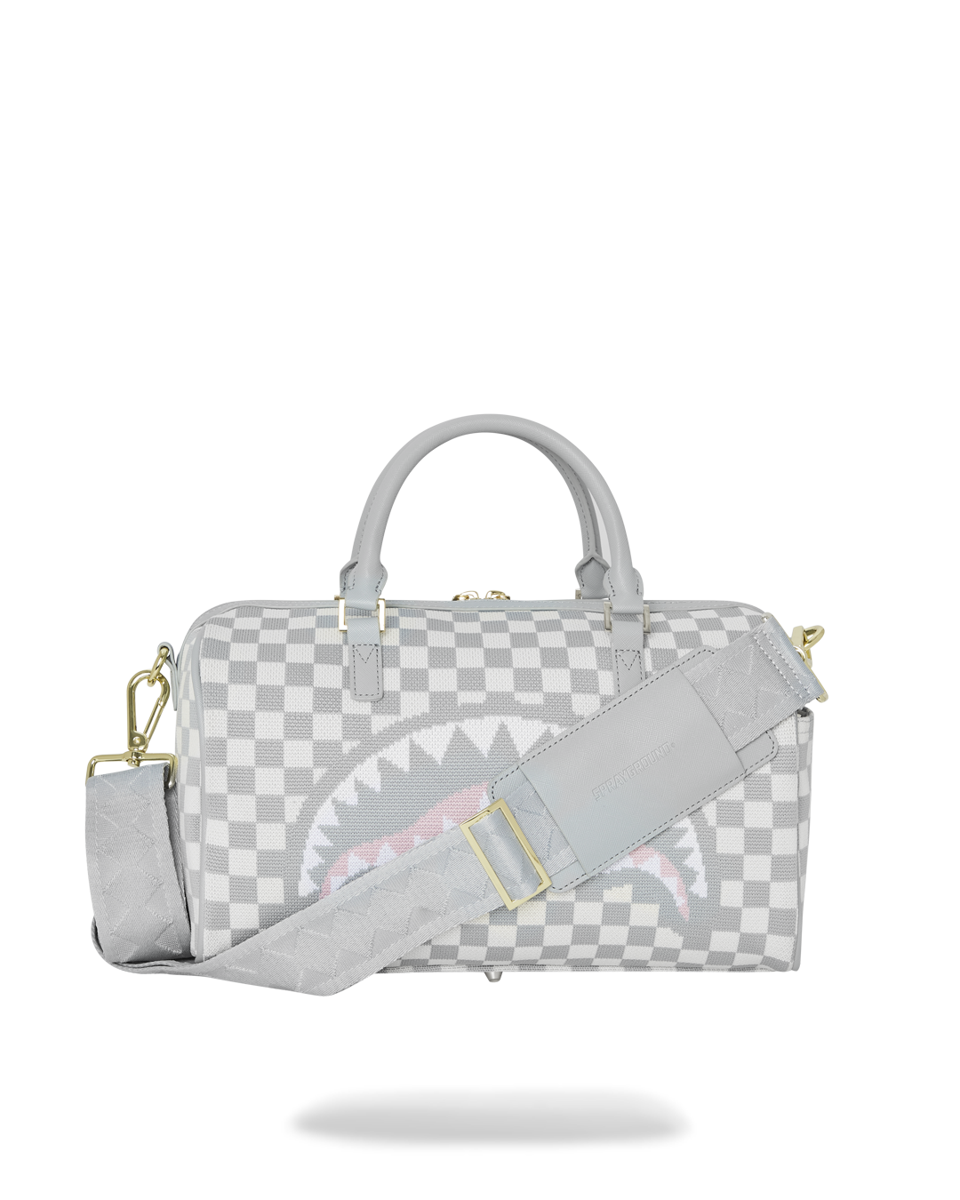 Knit Sharks In Paris In Cream Mini Duffle