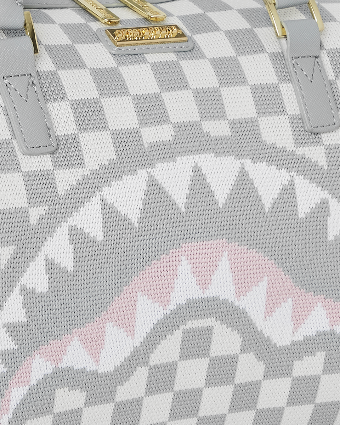 Knit Sharks In Paris In Cream Mini Duffle