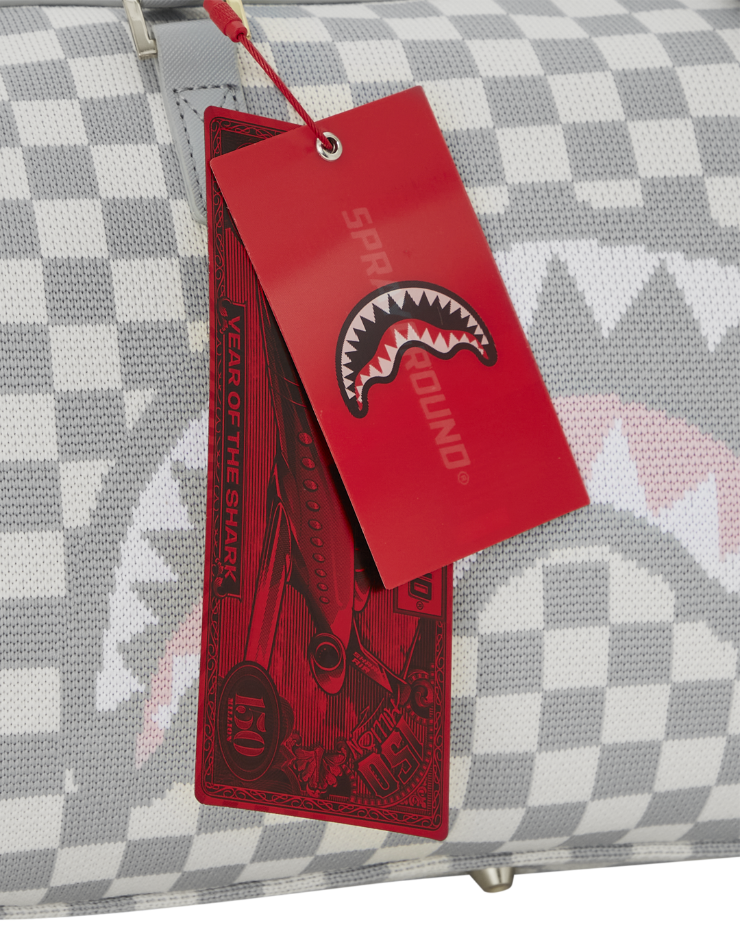 Knit Sharks In Paris In Cream Mini Duffle