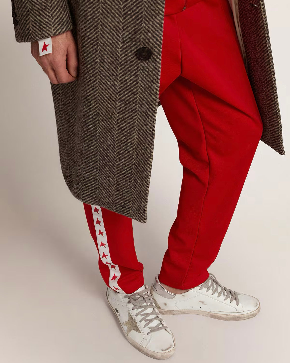 Men's Super-Star with silver heel tab and lettering