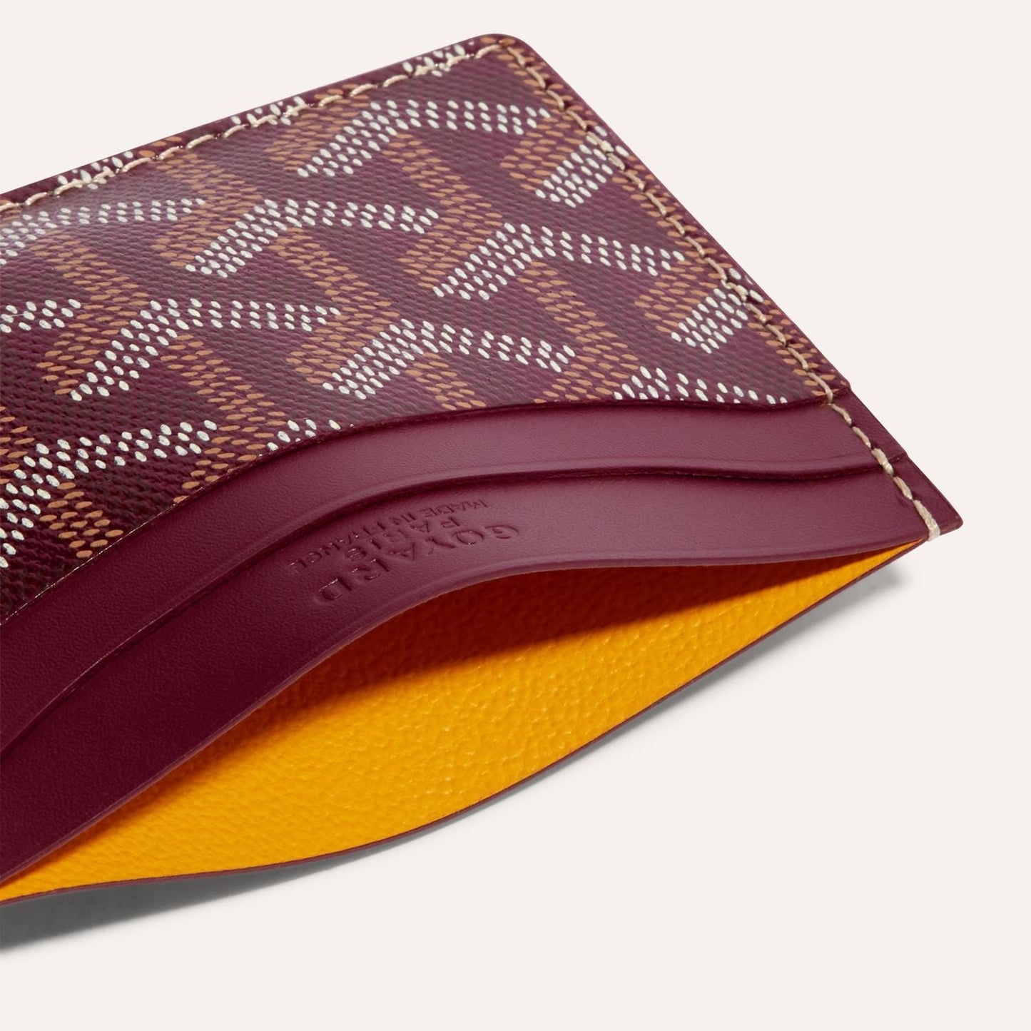 Saint-Sulpice Card Wallet "Burgundy"