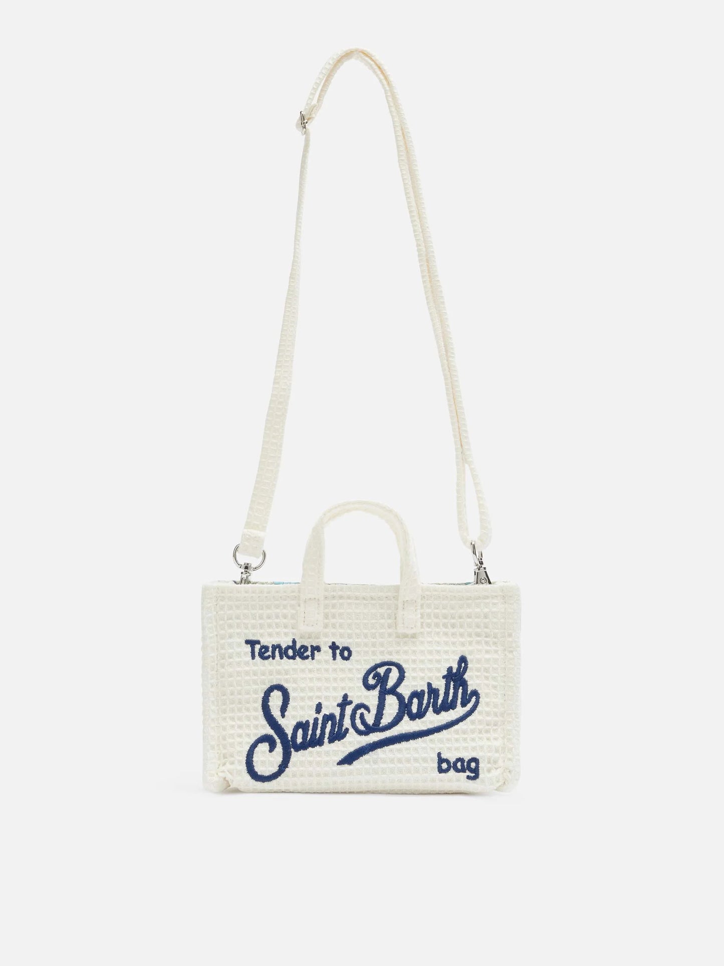 Beige Honeycomb Phone Bag