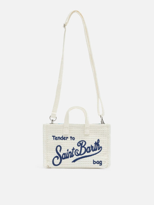 Beige Honeycomb Phone Bag