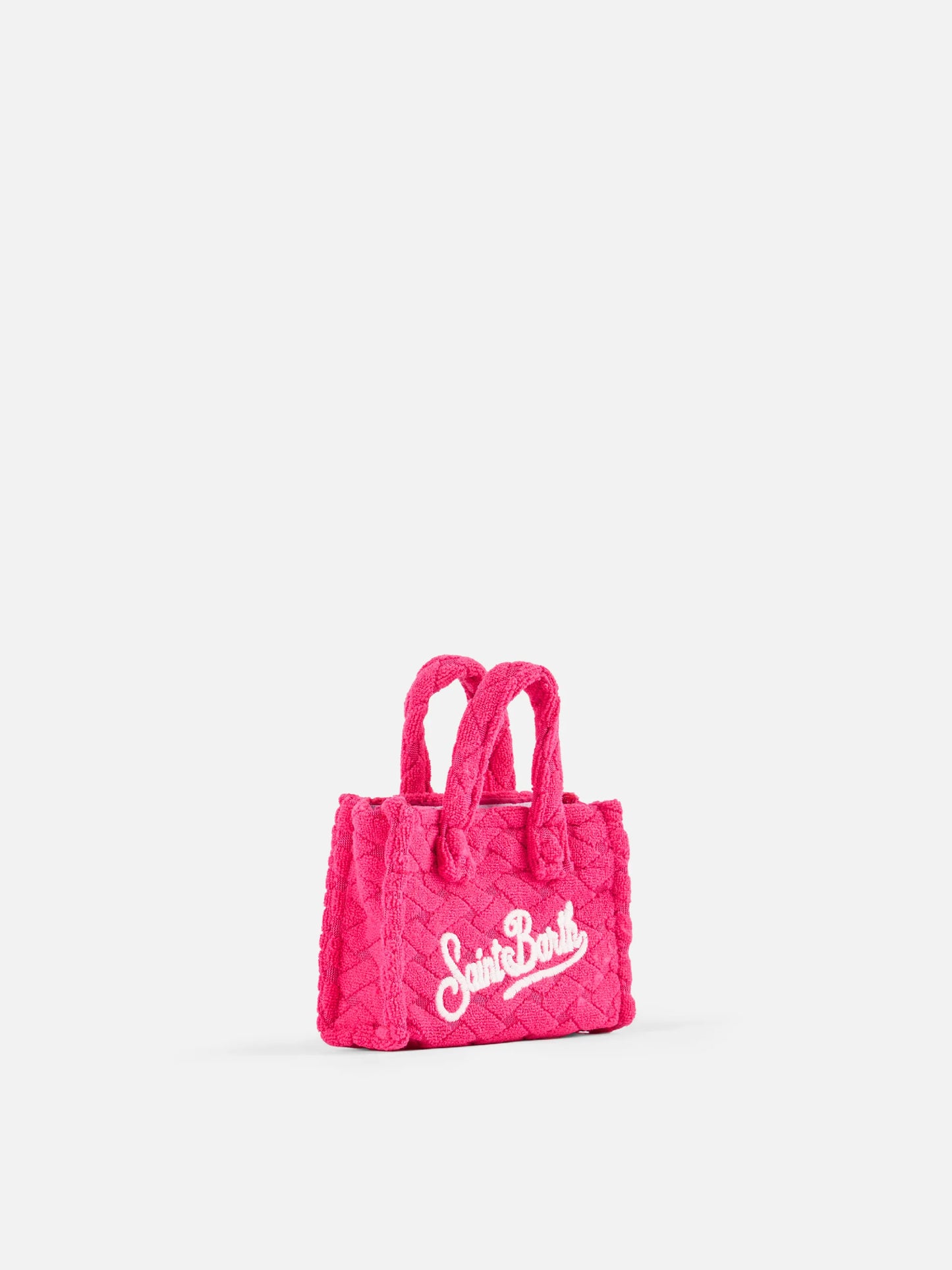 Fuchsia Terry Embossed Key Holder