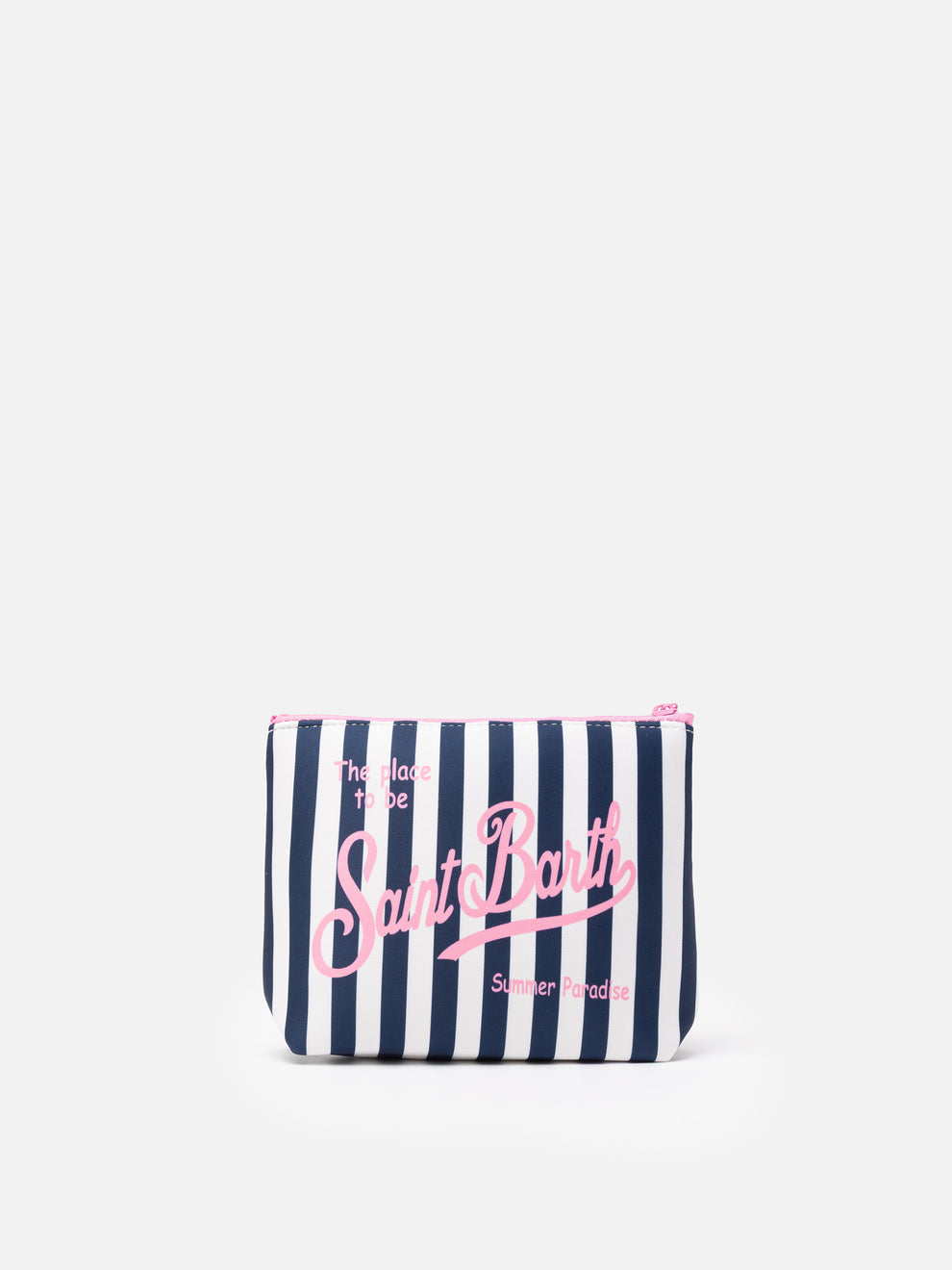 Aline Scuba Pochette With Striped Print