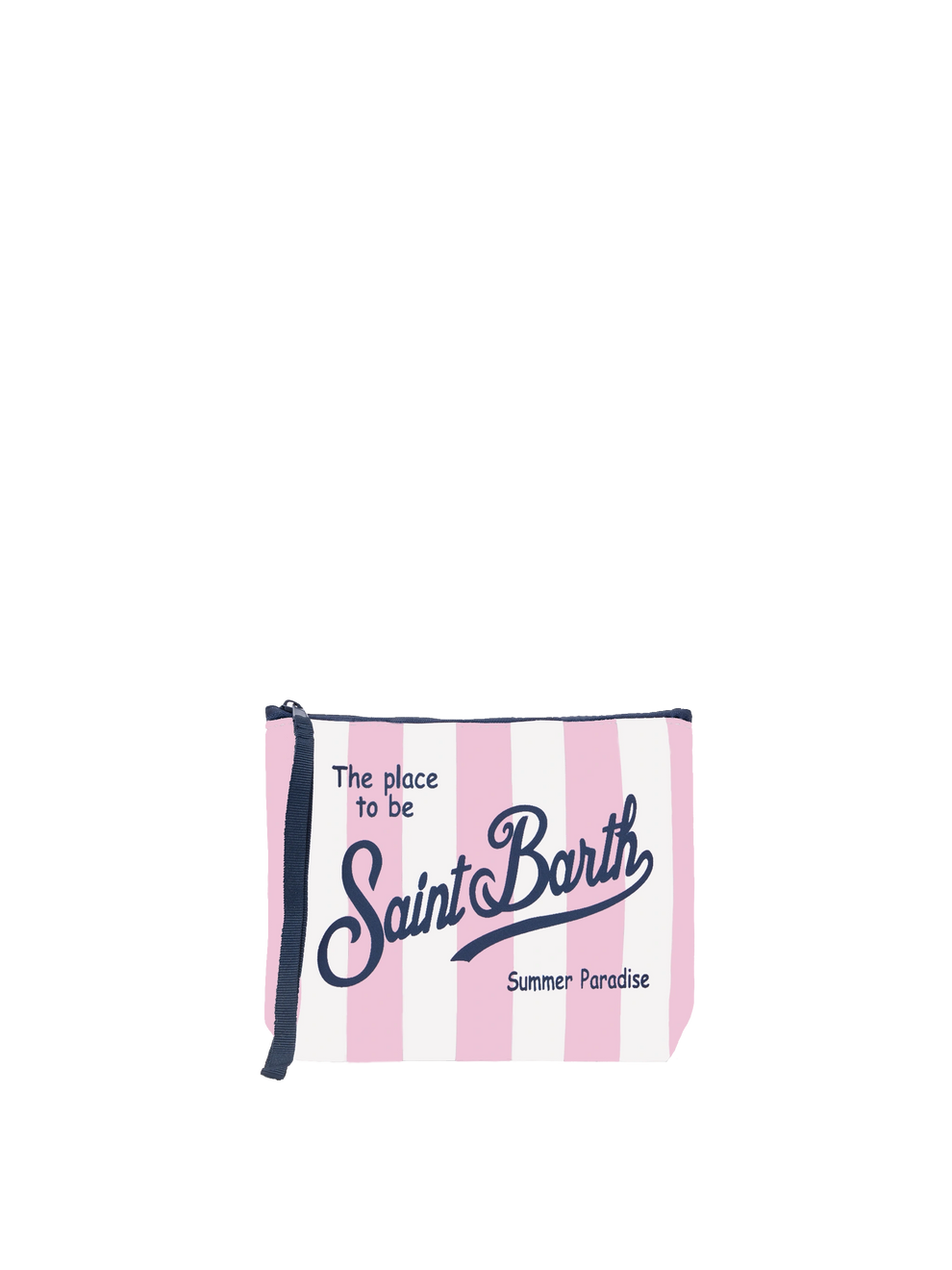 Aline Scuba Pochette With Striped Print