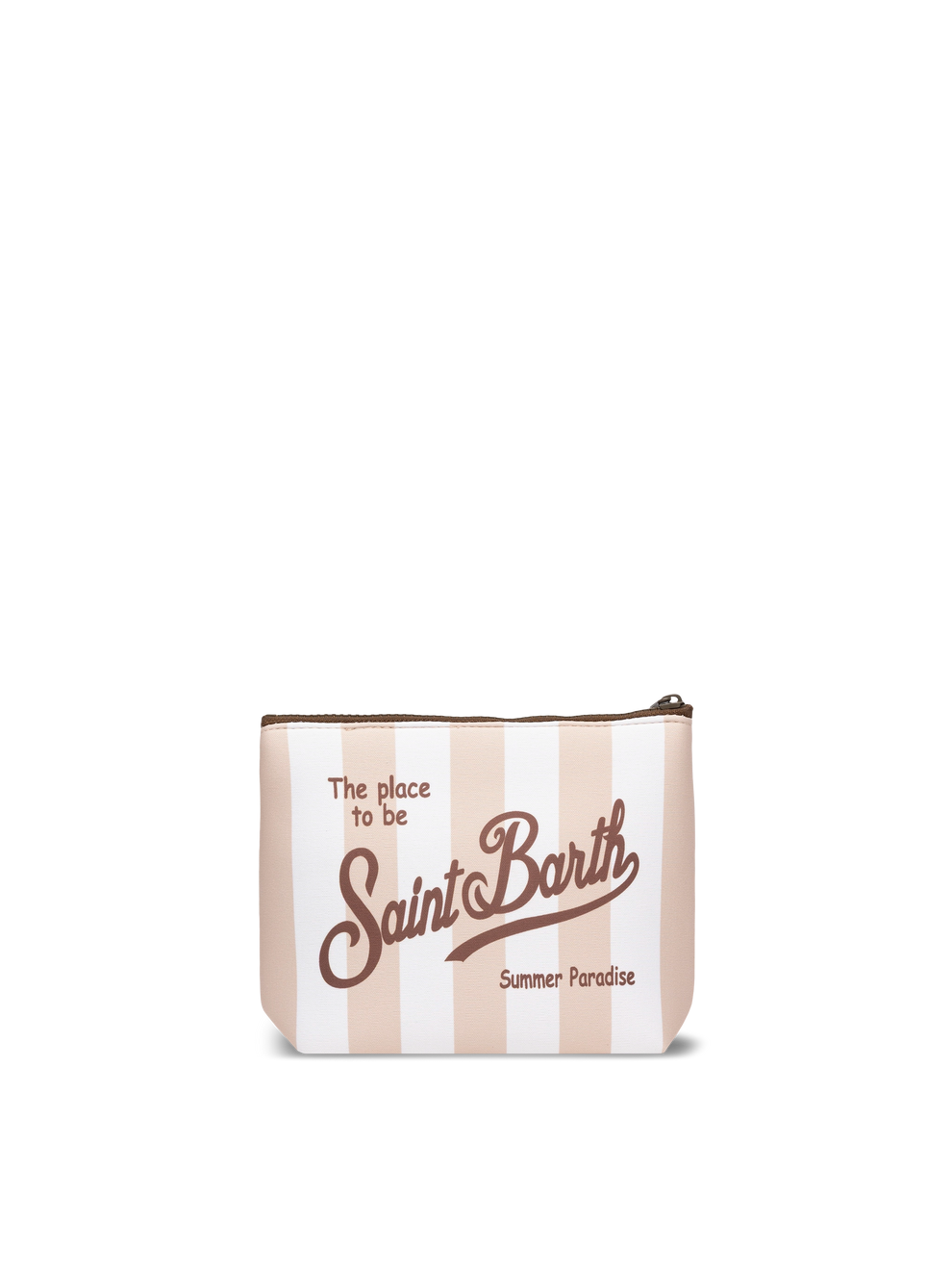 Aline Scuba Pochette With Striped Print
