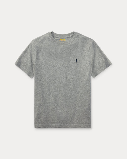 Cotton Jersey Crewneck T-Shirt - Andover Heather