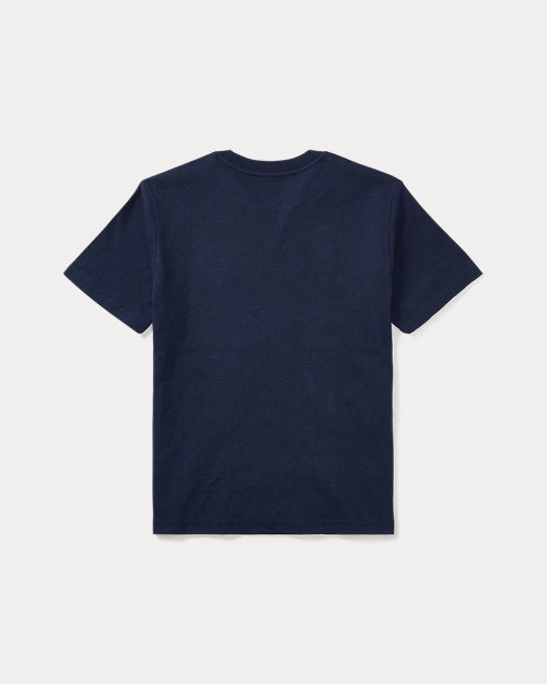 Cotton Jersey Crewneck T-Shirt - Cruise Navy