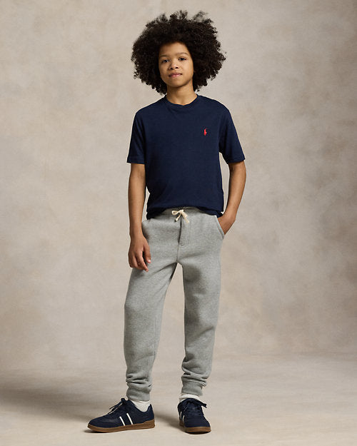 Cotton Jersey Crewneck T-Shirt - Cruise Navy