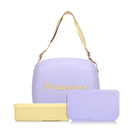 Summer Cooler Bag With 2 Containers - Malva & Amarillo Pop - 6L