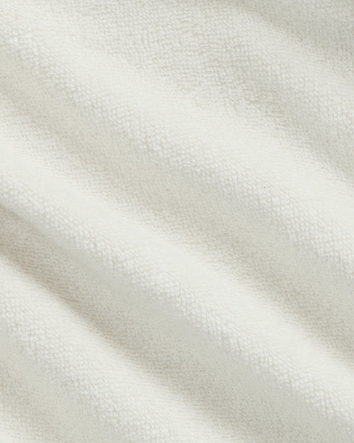 Cotton Terry Hooded Robe - White