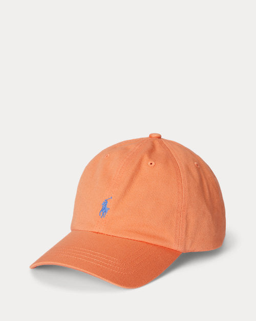 Cotton Chino Ball Cap - Poppy
