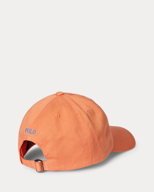 Cotton Chino Ball Cap - Poppy