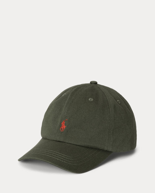 Cotton Chino Ball Cap - Mint Olive