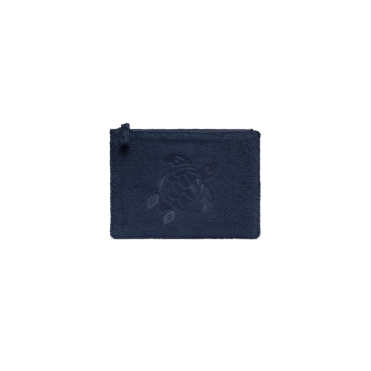 Unisex Terry Beach Pouch Solid