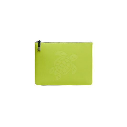 Unisex Neoprene Pouch Solid - Chartreuse