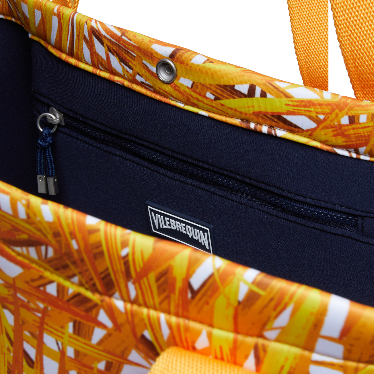 Neoprene Large Beach Bag Palm Leaves