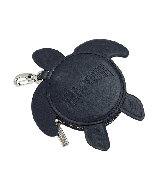 Navy Turtle Coin Purse